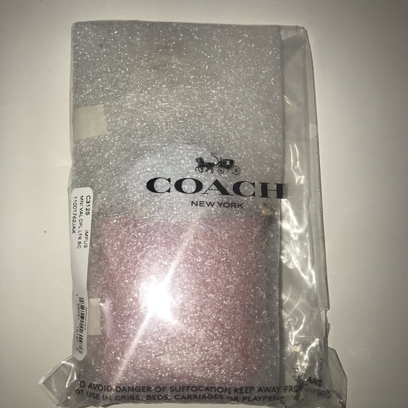 Cutest Bag Charm Keychain Coach Fuchsia 🌺 NWT - Picture 11 of 16